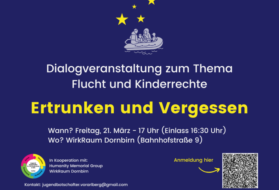 Ertrunken und Vergessen – Dialogveranstaltung
